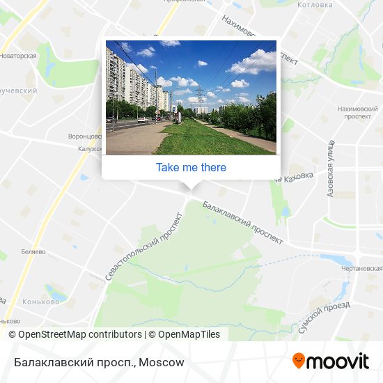 Балаклавский просп. map