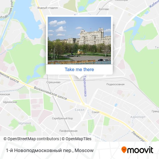 1-й Новоподмосковный пер. map