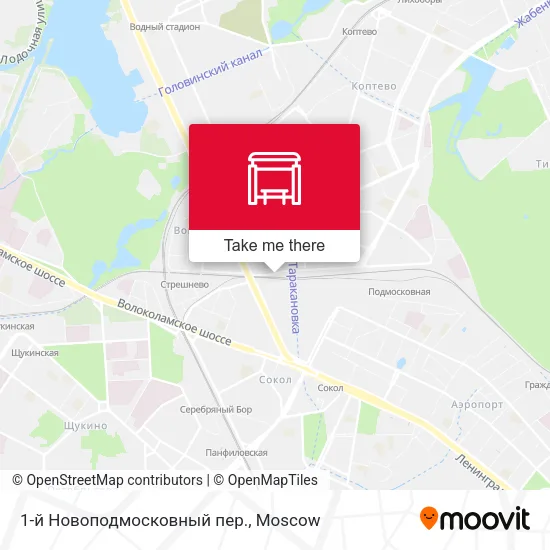 1-й Новоподмосковный пер. map