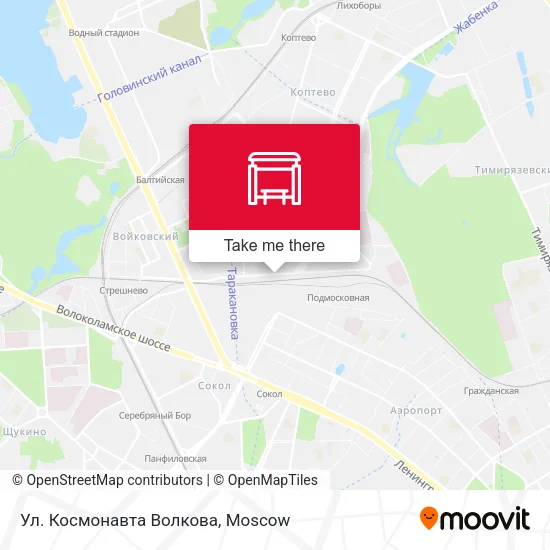 Ул. Космонавта Волкова map