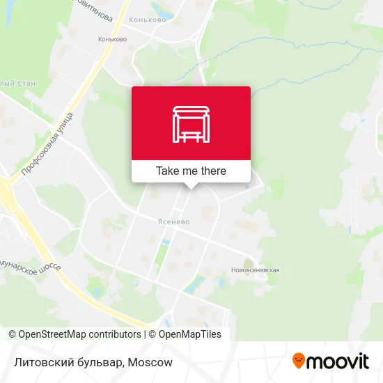 Литовский бульвар map