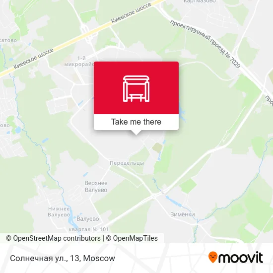 Солнечная ул., 13 map