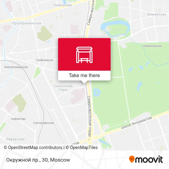 Окружной пр., 30 map