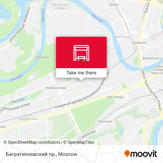 Багратионовский пр. map