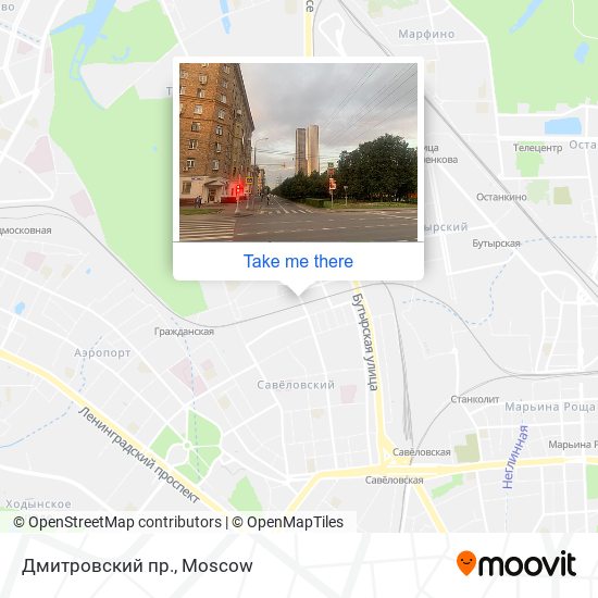 Дмитровский пр. map