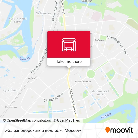 Железнодорожный колледж map