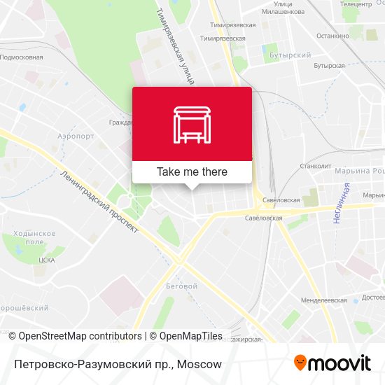 Петровско-Разумовский пр. map