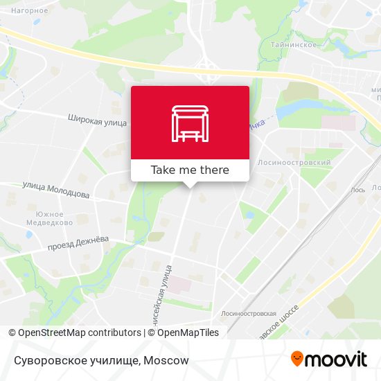 Суворовское училище map