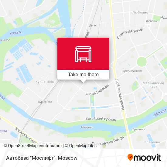 Автобаза "Мослифт" map