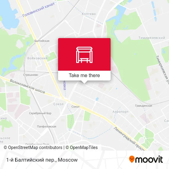 1-й Балтийский пер. map