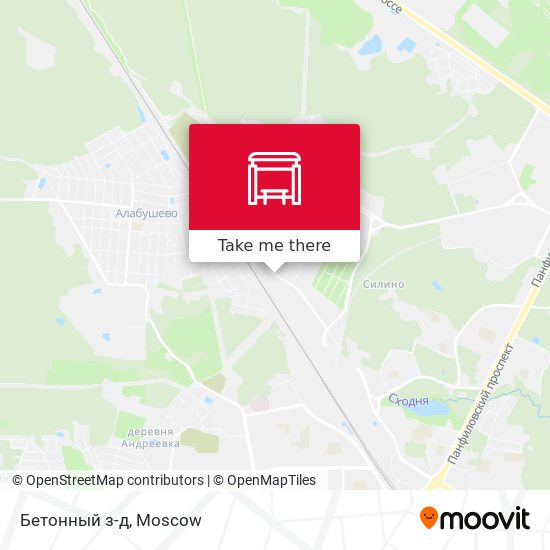 Бетонный з-д map