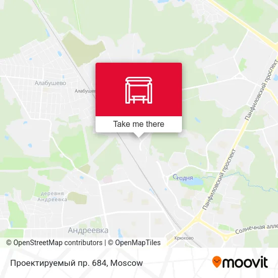 Проектируемый пр. 684 map
