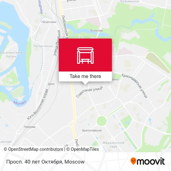 Просп. 40 лет Октября map