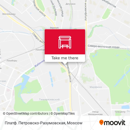 Платф. Петровско-Разумовская map