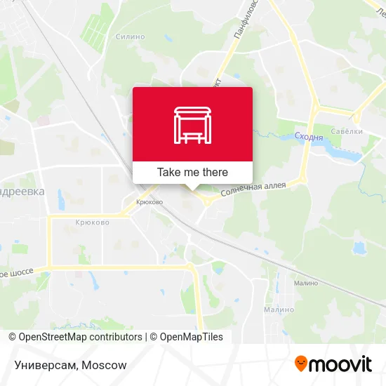 Универсам map