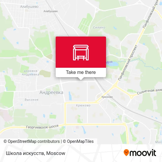 Школа искусств map