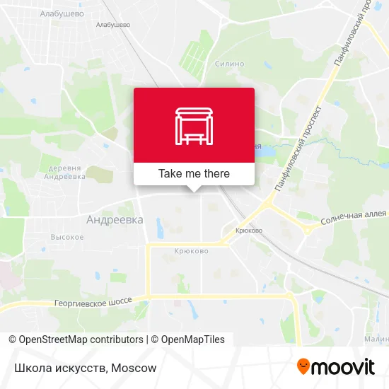 Школа искусств map