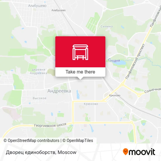 Дворец единоборств map