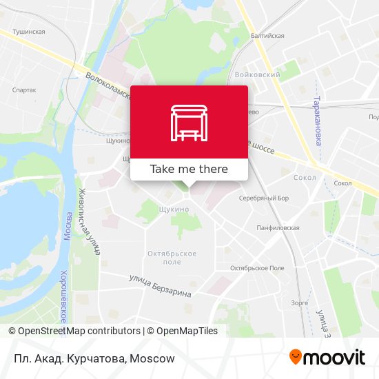 Пл. Акад. Курчатова map