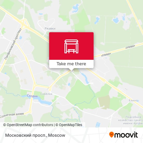 Московский просп. map