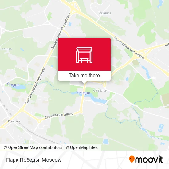 Парк Победы map