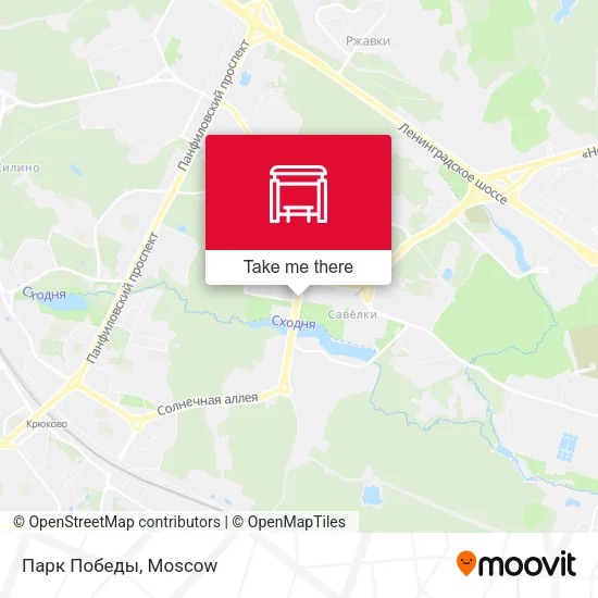 Парк Победы map
