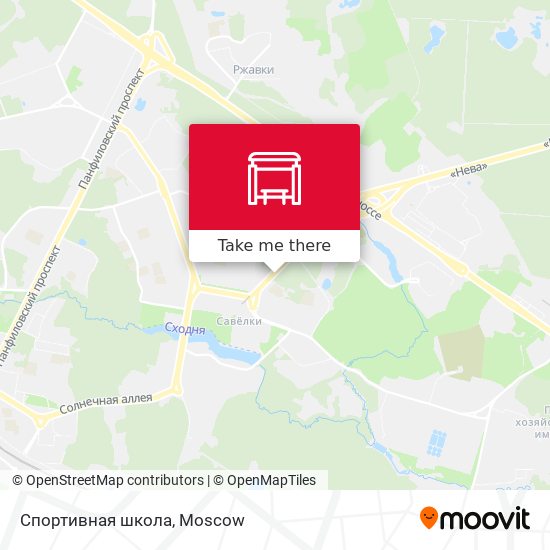 Спортивная школа map