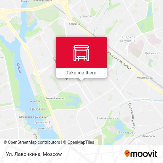Ул. Лавочкина map