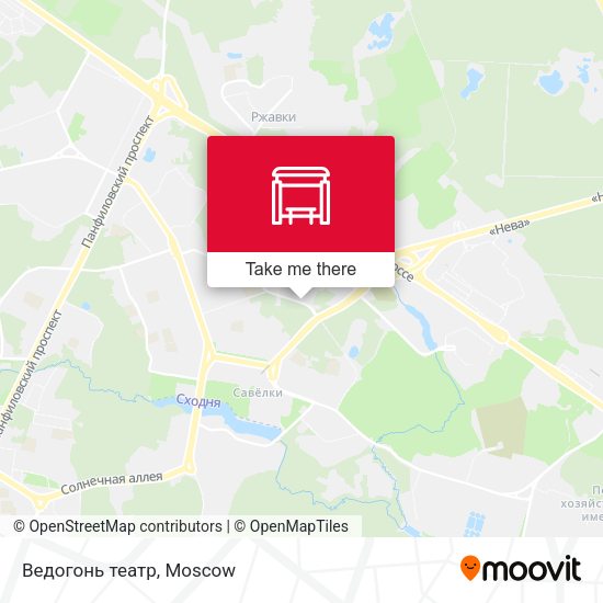 Ведогонь театр map