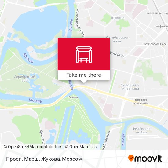 Просп. Марш. Жукова map