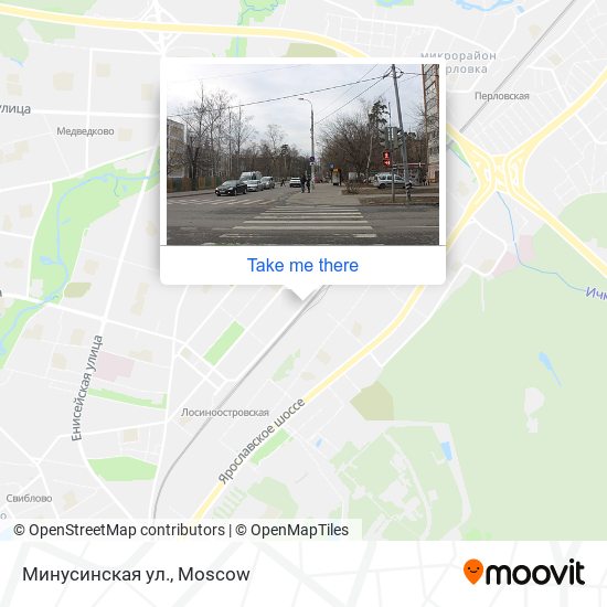 Минусинская ул. map