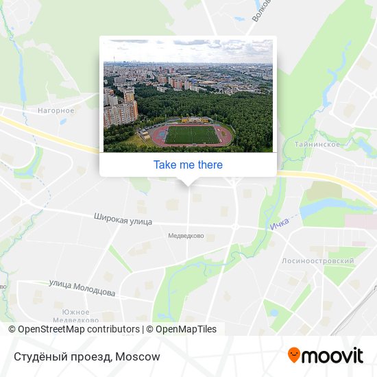 Студёный проезд map