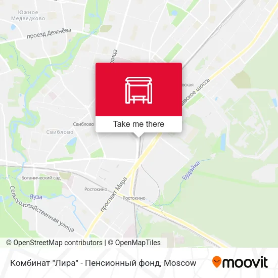 Комбинат "Лира" - Пенсионный фонд map