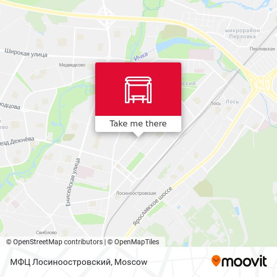 МФЦ Лосиноостровский map