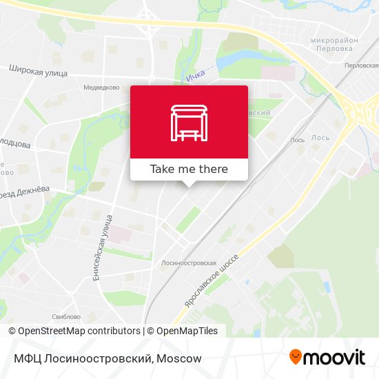 МФЦ Лосиноостровский map