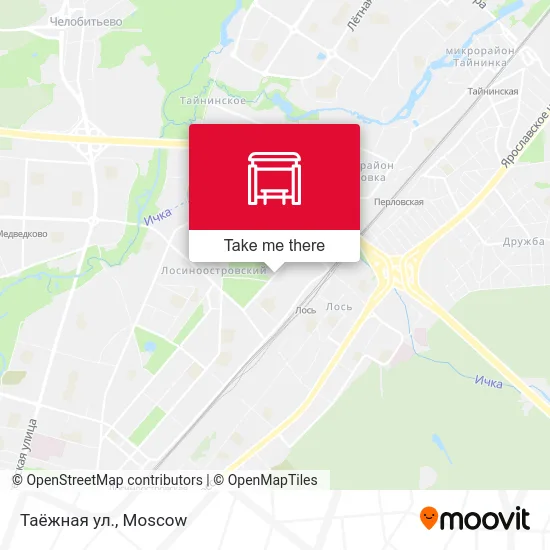 Таёжная ул. map