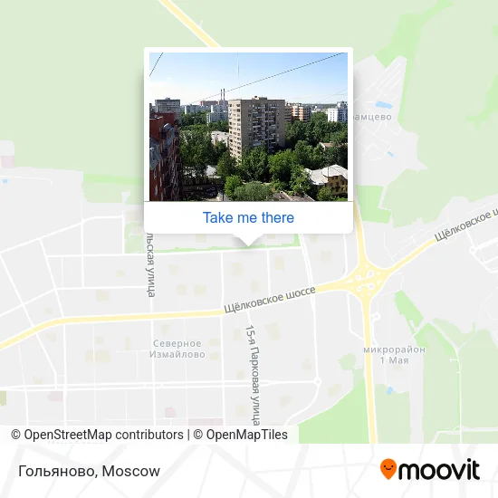 Гольяново map