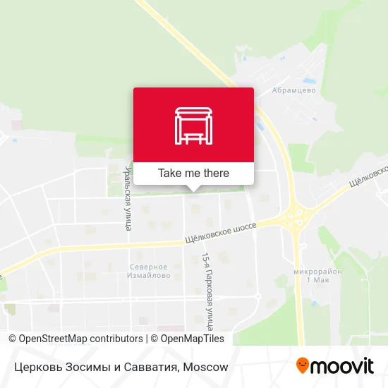Церковь Зосимы и Савватия map