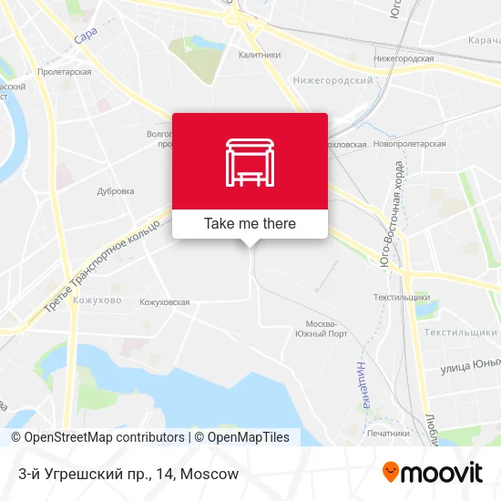 3-й Угрешский пр., 14 map