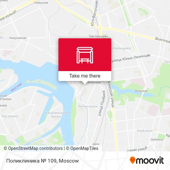 Поликлиника № 109 map