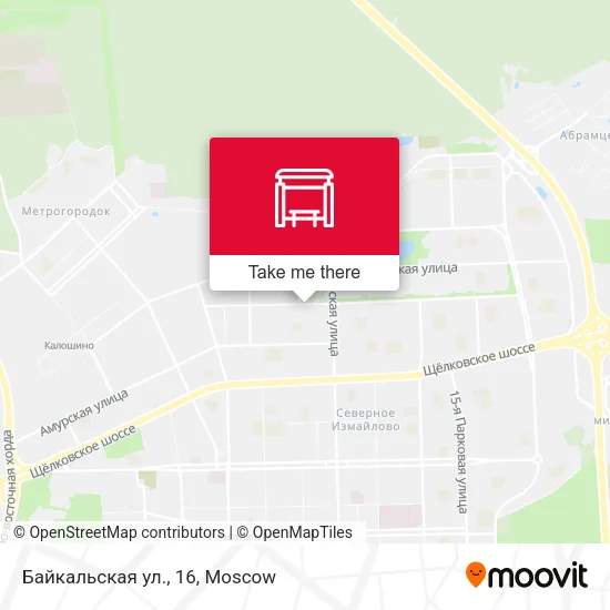 Байкальская ул., 16 map