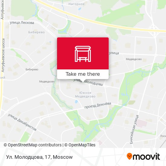 Ул. Молодцова, 17 map
