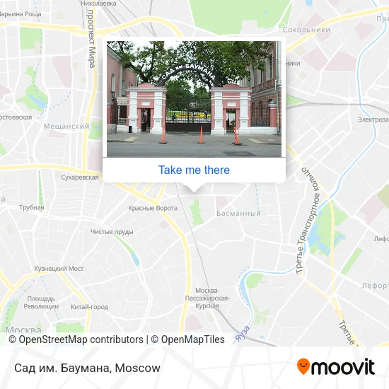 Сад им. Баумана map
