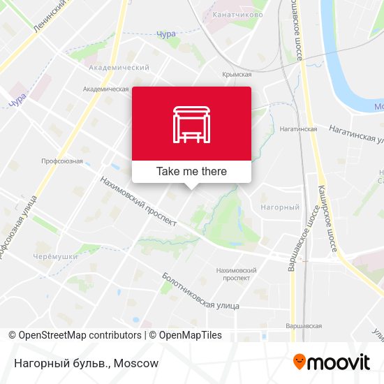 Нагорный бульв. map