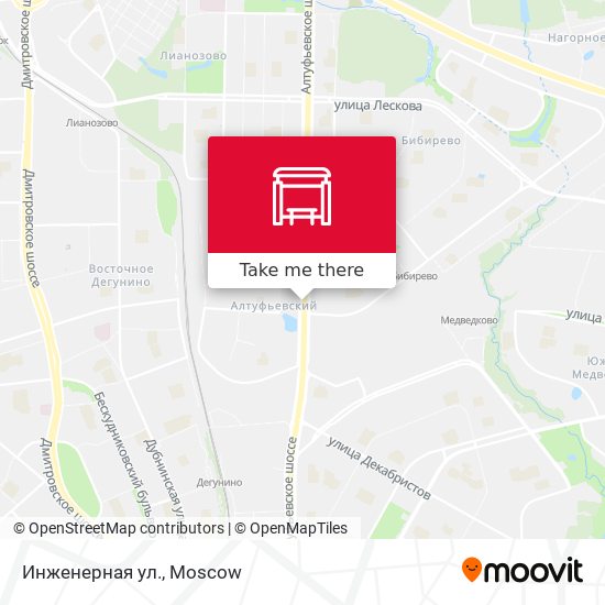 Инженерная ул. map