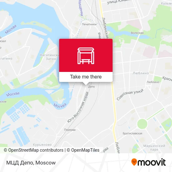 МЦД Депо map