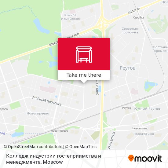 Колледж индустрии гостеприимства и менеджмента map