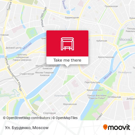Ул. Бурденко map