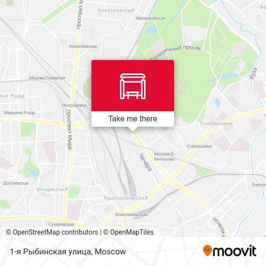 1-я Рыбинская улица map