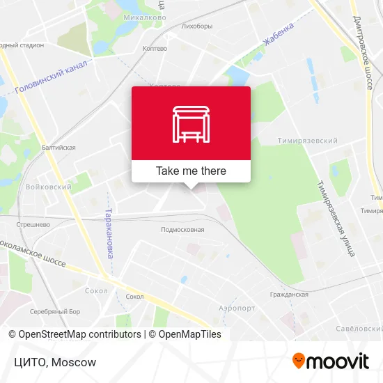 ЦИТО map